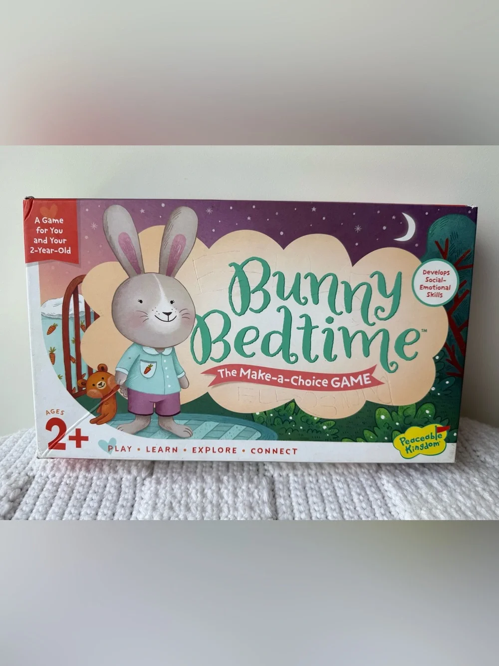 Bunny Bedtime: The Make-a-Choice Game by Peaceable Kingdom